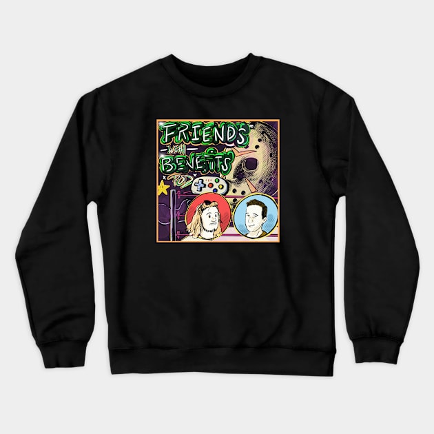 FWB Podcast Art Crewneck Sweatshirt by TN2M Shows Store